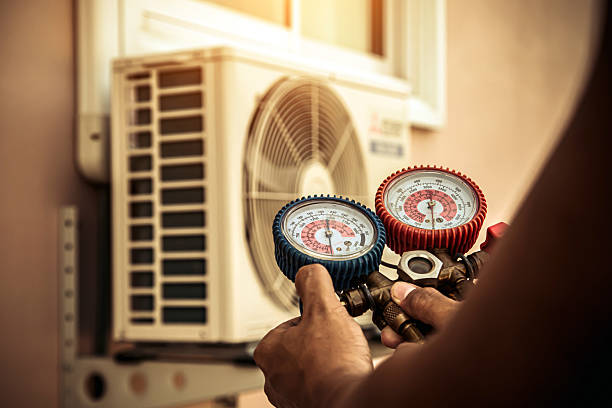 Professional Ductwork Repair technician working in Milford, DE